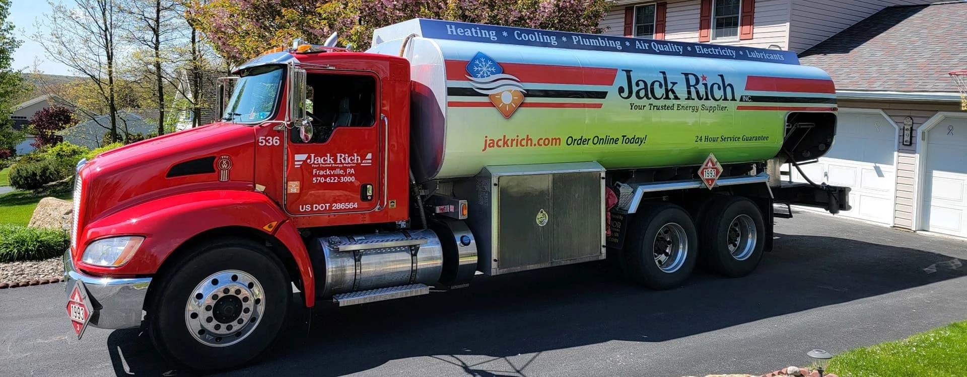 Vintage pickup truck and fuel station